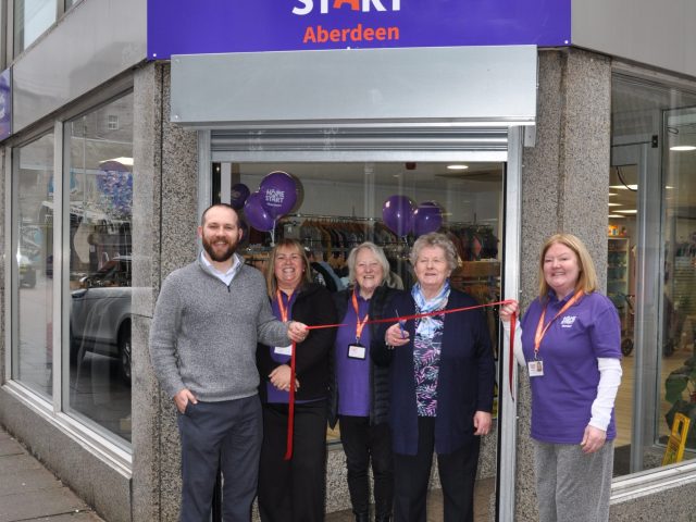 Ribbon Cut on New Chapter for Home-Start Aberdeen at George Street Charity Shop Opening
